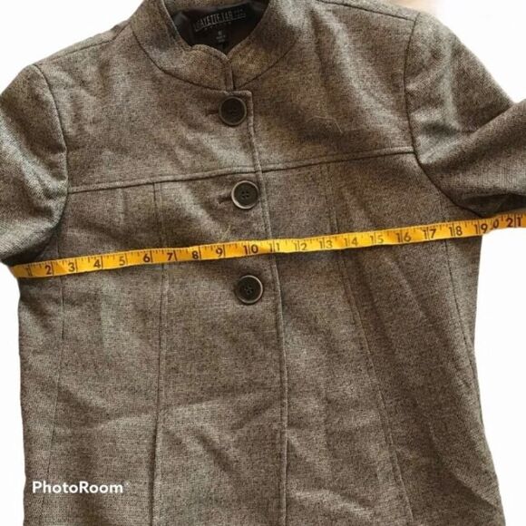 Lafayette 148 Tweed Wool Blend Blazer/Jacket Size 10P - Picture 9 of 13